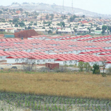 Casa pré-fabricada de estruturas de aço ISO para refugiados